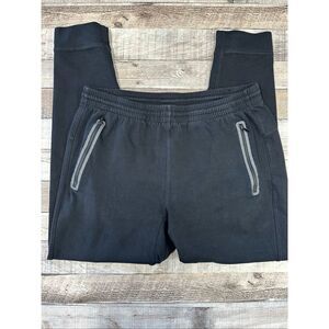 Old Navy Men’s Black Dynamic Fleece Jogger Sweatpants Size Large Activewear